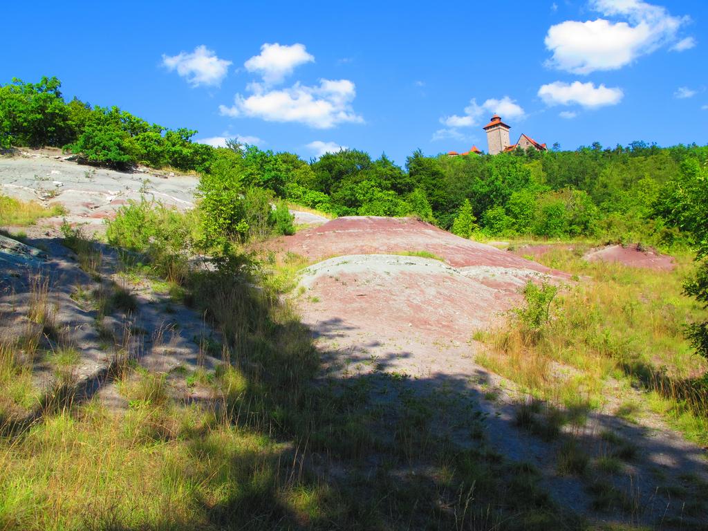 "Bad Lands" nahe der Burg Gleichen