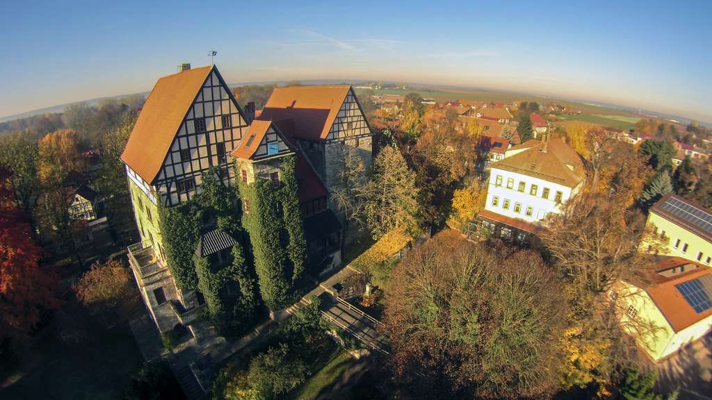 Luftaufnahme Vogelschutzwarte Seebach