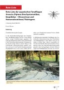 Cover Rote Liste Aquatische Tanzfliegen
