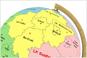 Globus von Thüringen