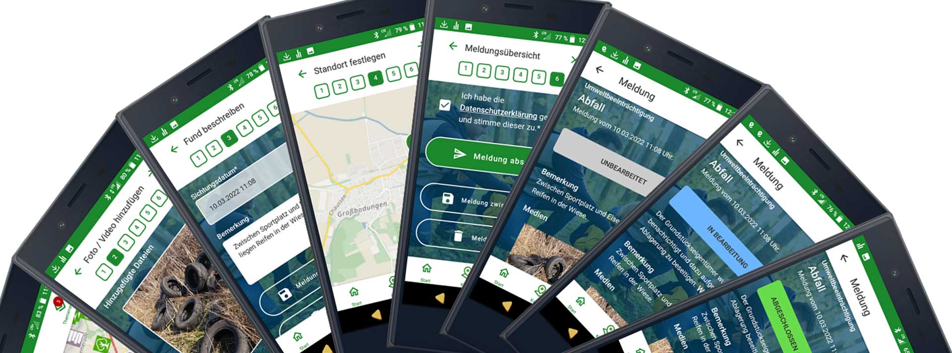 App "Meine Umwelt" für Tablet und Smartphone