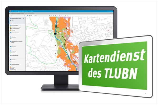 Link zum Kartendienst des TLUBN
