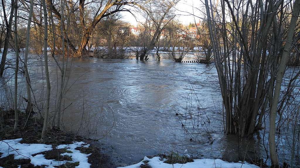 Hochwasseraufnahme