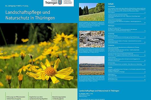 Titelbild und Inhaltsübersicht des LNT 2/2025