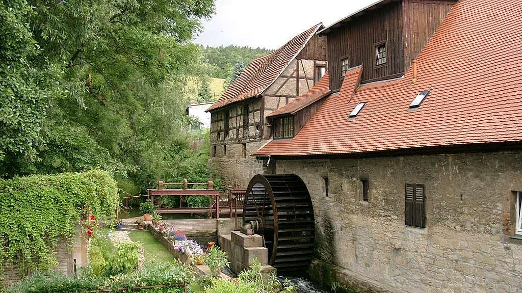 Wassermühle in Buchfart, Bild: TLUBN