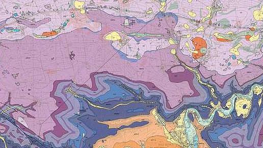 Druck der Geologischen Karte 1 : 25.000 Blatt 5033 Weimar