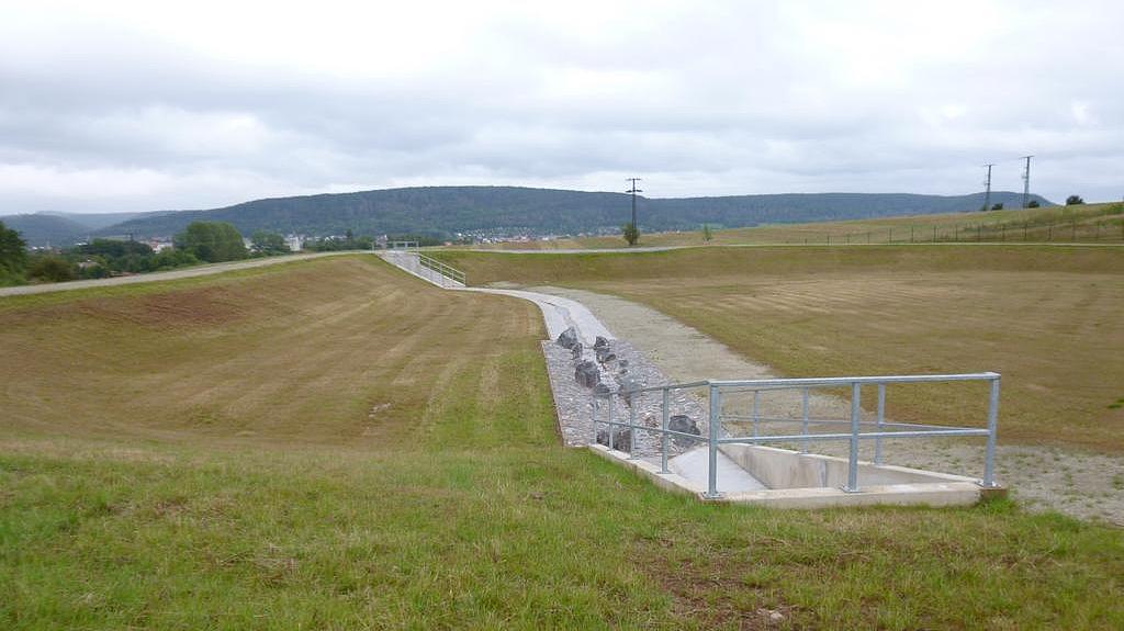 GG An der A38-Ost Heiligenstadt Regenrückhaltebecken, Bild: TLUBN