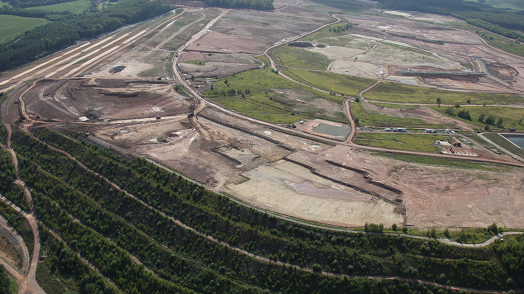 Industrielle Absetzanlage Culmitzsch