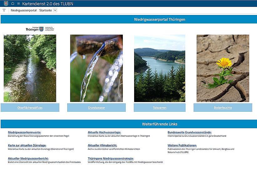 Ansicht des Niedrigwasserportals