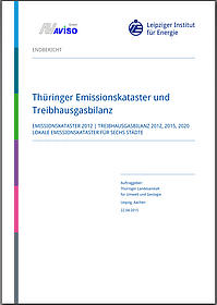Deckblatt der Studie Thüringer E-Kat & THG-Bilanz 2012