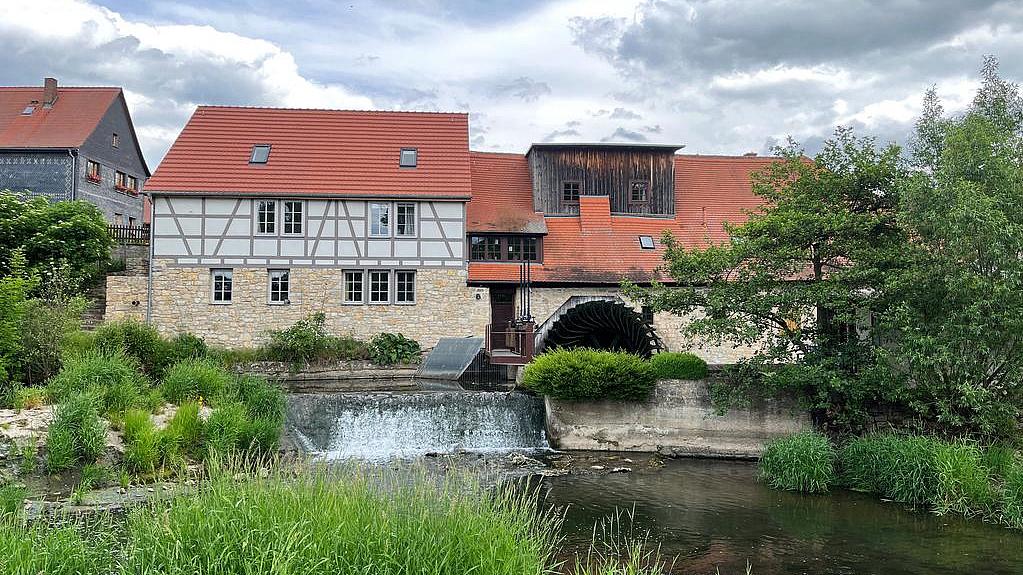 Wasserrad Buchfart, Bild: TLUBN