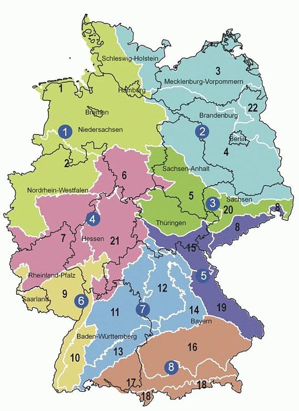Ursprungsgebiete DE